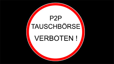 p2p belehrung desktop HIntergrundbild - Tauschbörse verboten